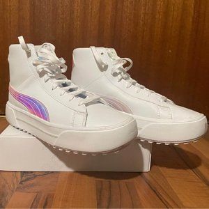 Puma Irisistible Iridescent Hi Top Platforms - Kaia Mid